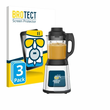 Parte frontale di una confezione del prodotto con il logo del marchio BROTECT. Accanto è raffigurato il dispositivo Moulinex L