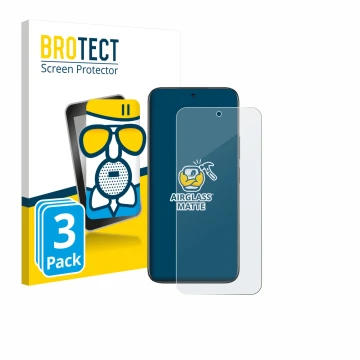 Parte frontale di una confezione del prodotto con il logo del marchio BROTECT. Accanto è raffigurato il dispositivo realme C85