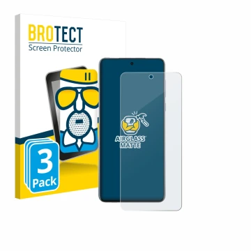 Parte frontale di una confezione del prodotto con il logo del marchio BROTECT. Accanto è raffigurato il dispositivo Oppo Find 