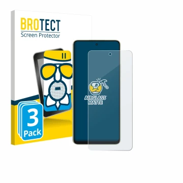 Parte frontale di una confezione del prodotto con il logo del marchio BROTECT. Accanto è raffigurato il dispositivo Oppo A5 En