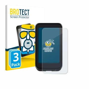 Parte frontale di una confezione del prodotto con il logo del marchio BROTECT. Accanto è raffigurato il dispositivo igpsport B