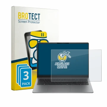 Parte frontale di una confezione del prodotto con il logo del marchio BROTECT. Accanto è raffigurato il dispositivo HP 200 G2a
