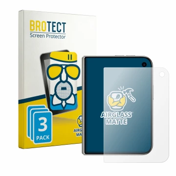 Parte frontale di una confezione del prodotto con il logo del marchio BROTECT. Accanto è raffigurato il dispositivo Apple iPho