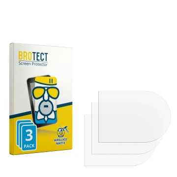 Parte frontale di una confezione del prodotto con il logo del marchio BROTECT. Accanto si trova la protezione per lo schermo c