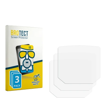 Parte frontale di una confezione del prodotto con il logo del marchio BROTECT. Accanto si trova la protezione per lo schermo c