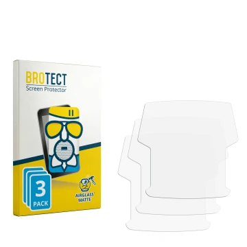 Parte frontale di una confezione del prodotto con il logo del marchio BROTECT. Accanto si trova la protezione per lo schermo c
