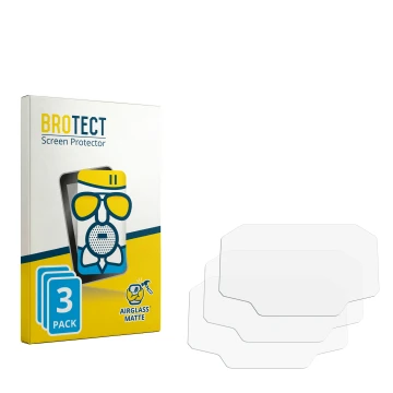 Parte frontale di una confezione del prodotto con il logo del marchio BROTECT. Accanto si trova la protezione per lo schermo c