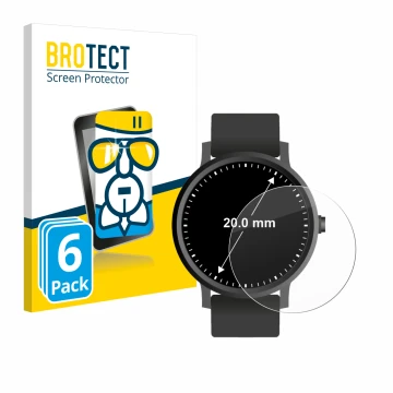 Parte frontale di una confezione del prodotto con il logo del marchio BROTECT. Accanto è raffigurato il dispositivo Orologi (C