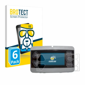 Parte frontale di una confezione del prodotto con il logo del marchio BROTECT. Accanto è raffigurato il dispositivo Airbus P8G