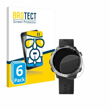 Parte frontale di una confezione del prodotto con il logo del marchio BROTECT. Accanto è raffigurato il dispositivo Garmin For