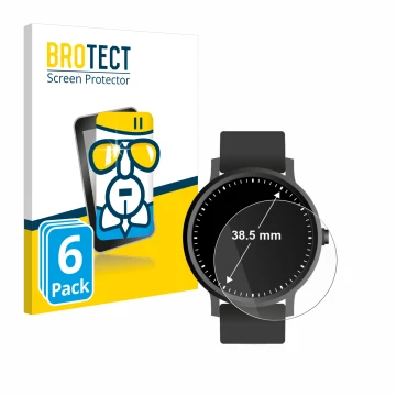Parte frontale di una confezione del prodotto con il logo del marchio BROTECT. Accanto è raffigurato il dispositivo Orologi (C