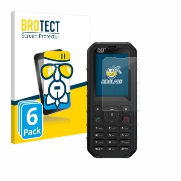 Parte frontale di una confezione del prodotto con il logo del marchio BROTECT. Accanto è raffigurato il dispositivo Caterpilla