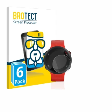 Parte frontale di una confezione del prodotto con il logo del marchio BROTECT. Accanto è raffigurato il dispositivo Garmin For