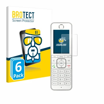 Parte frontale di una confezione del prodotto con il logo del marchio BROTECT. Accanto è raffigurato il dispositivo AVM Fritz!