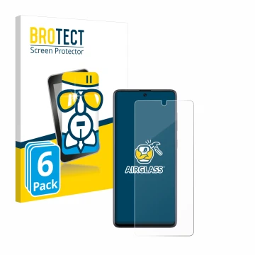 Parte frontale di una confezione del prodotto con il logo del marchio BROTECT. Accanto è raffigurato il dispositivo Samsung Ga