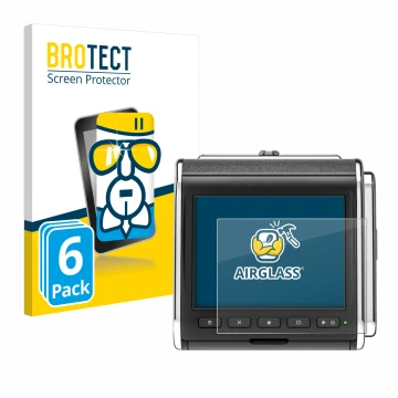 Parte frontale di una confezione del prodotto con il logo del marchio BROTECT. Accanto è raffigurato il dispositivo Hasselblad