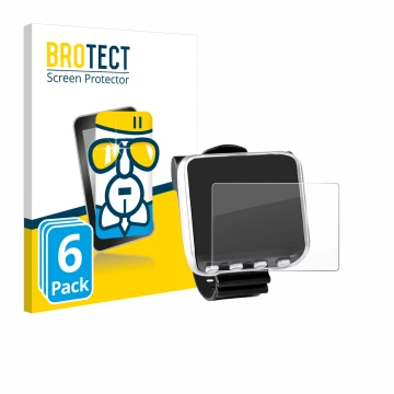 Parte frontale di una confezione del prodotto con il logo del marchio BROTECT. Accanto è raffigurato il dispositivo Mares Geni