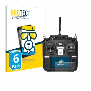 Parte frontale di una confezione del prodotto con il logo del marchio BROTECT. Accanto è raffigurato il dispositivo Radiomaste