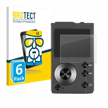 Parte frontale di una confezione del prodotto con il logo del marchio BROTECT. Accanto è raffigurato il dispositivo Surfans F2