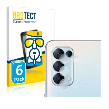 Parte frontale di una confezione del prodotto con il logo del marchio BROTECT. Accanto è raffigurato il dispositivo Oppo Find 