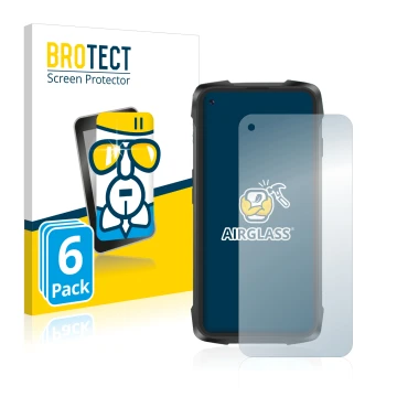 Parte frontale di una confezione del prodotto con il logo del marchio BROTECT. Accanto è raffigurato il dispositivo Cubot King