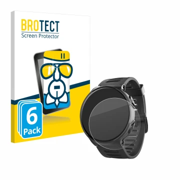 Parte frontale di una confezione del prodotto con il logo del marchio BROTECT. Accanto è raffigurato il dispositivo Kiprun 500