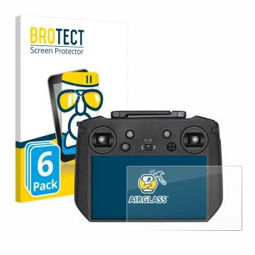 Parte frontale di una confezione del prodotto con il logo del marchio BROTECT. Accanto è raffigurato il dispositivo DJI RC Pro