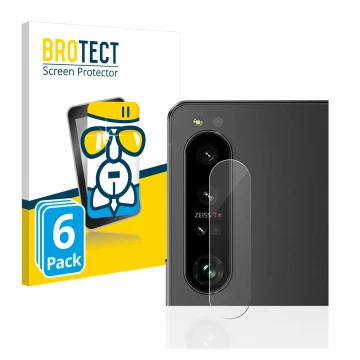 Parte frontale di una confezione del prodotto con il logo del marchio BROTECT. Accanto è raffigurato il dispositivo Sony Xperi