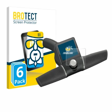 Parte frontale di una confezione del prodotto con il logo del marchio BROTECT. Accanto è raffigurato il dispositivo Motocaddy 