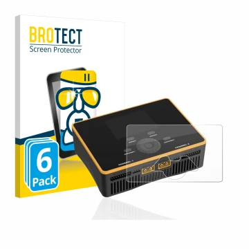 Parte frontale di una confezione del prodotto con il logo del marchio BROTECT. Accanto è raffigurato il dispositivo Junsi iCha