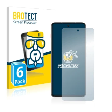 Parte frontale di una confezione del prodotto con il logo del marchio BROTECT. Accanto è raffigurato il dispositivo Motorola T