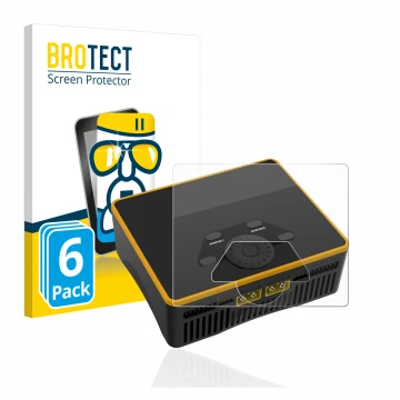 Parte frontale di una confezione del prodotto con il logo del marchio BROTECT. Accanto è raffigurato il dispositivo Junsi iCha