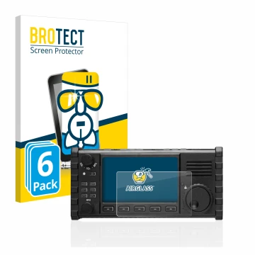 Parte frontale di una confezione del prodotto con il logo del marchio BROTECT. Accanto è raffigurato il dispositivo Xiegu X610