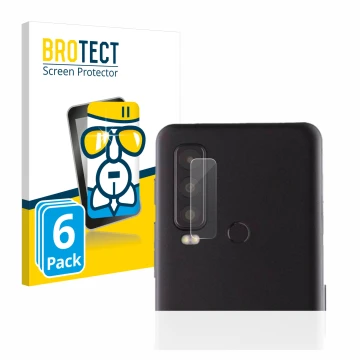 Parte frontale di una confezione del prodotto con il logo del marchio BROTECT. Accanto è raffigurato il dispositivo Caterpilla