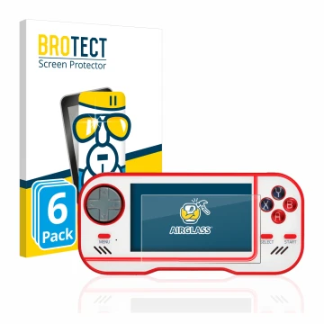 Parte frontale di una confezione del prodotto con il logo del marchio BROTECT. Accanto è raffigurato il dispositivo Blaze Ever