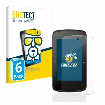 Parte frontale di una confezione del prodotto con il logo del marchio BROTECT. Accanto è raffigurato il dispositivo Bryton Rid