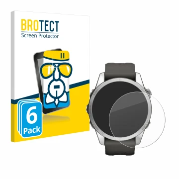 Parte frontale di una confezione del prodotto con il logo del marchio BROTECT. Accanto è raffigurato il dispositivo Garmin Fen