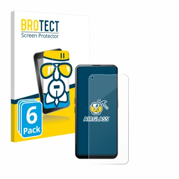 Parte frontale di una confezione del prodotto con il logo del marchio BROTECT. Accanto è raffigurato il dispositivo Unihertz L