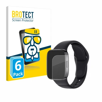 Parte frontale di una confezione del prodotto con il logo del marchio BROTECT. Accanto è raffigurato il dispositivo Xiaomi Red