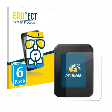 Parte frontale di una confezione del prodotto con il logo del marchio BROTECT. Accanto è raffigurato il dispositivo FIT Displa