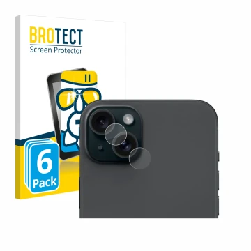 Parte frontale di una confezione del prodotto con il logo del marchio BROTECT. Accanto è raffigurato il dispositivo Apple iPho