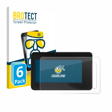 Parte frontale di una confezione del prodotto con il logo del marchio BROTECT. Accanto è raffigurato il dispositivo Shimano St