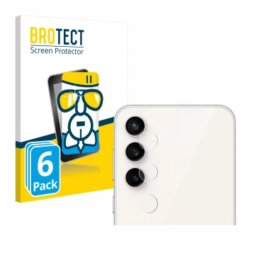 Parte frontale di una confezione del prodotto con il logo del marchio BROTECT. Accanto è raffigurato il dispositivo Samsung Ga