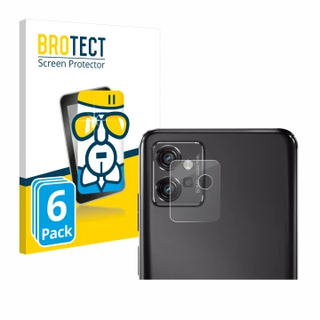 Parte frontale di una confezione del prodotto con il logo del marchio BROTECT. Accanto è raffigurato il dispositivo Motorola M