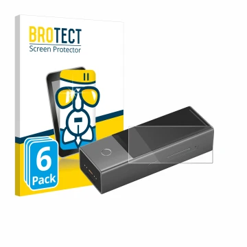 Parte frontale di una confezione del prodotto con il logo del marchio BROTECT. Accanto è raffigurato il dispositivo Timekettle