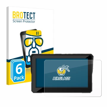 Parte frontale di una confezione del prodotto con il logo del marchio BROTECT. Accanto è raffigurato il dispositivo Carpuride 