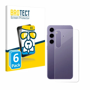 Parte frontale di una confezione del prodotto con il logo del marchio BROTECT. Accanto è raffigurato il dispositivo Samsung Ga