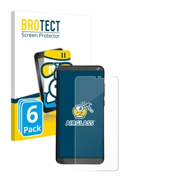Parte frontale di una confezione del prodotto con il logo del marchio BROTECT. Accanto è raffigurato il dispositivo Brondi Ami