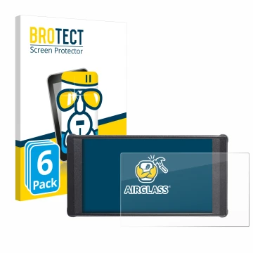 Parte frontale di una confezione del prodotto con il logo del marchio BROTECT. Accanto è raffigurato il dispositivo Portkeys P