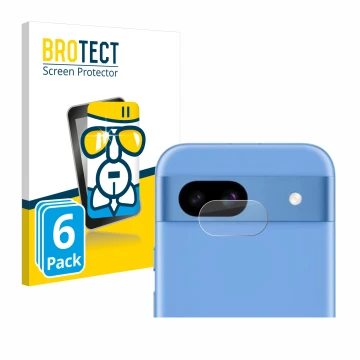 Parte frontale di una confezione del prodotto con il logo del marchio BROTECT. Accanto è raffigurato il dispositivo Google Pix